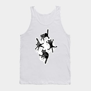 Bouncing Black Cats Tank Top